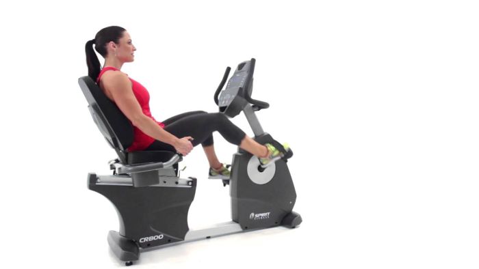 Spirit Fitness CR800 Fitness Recumbent Bike