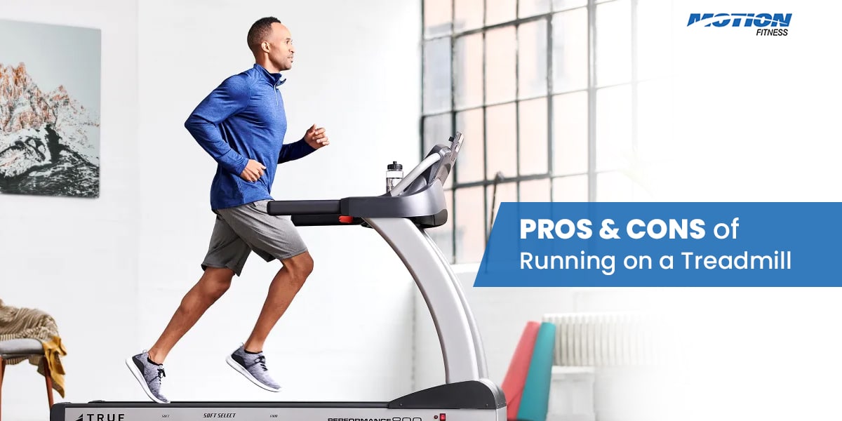 running on a treadmill