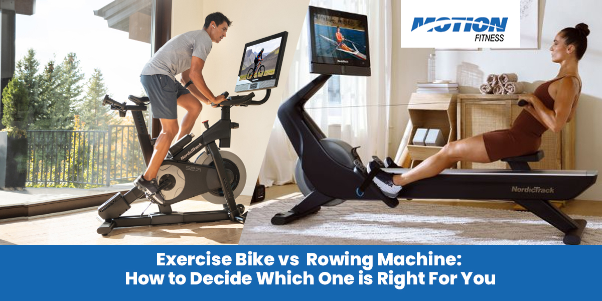 exercise bike vs rowing machine