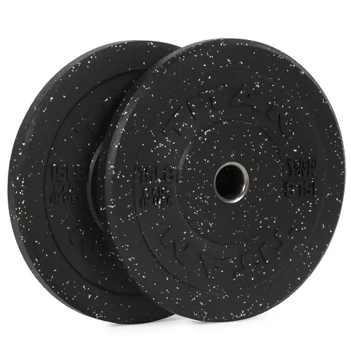 15 lb Crumb Rubber Weights (Pair) PXW501 Black 15lb Crumb Rubber plate pairs