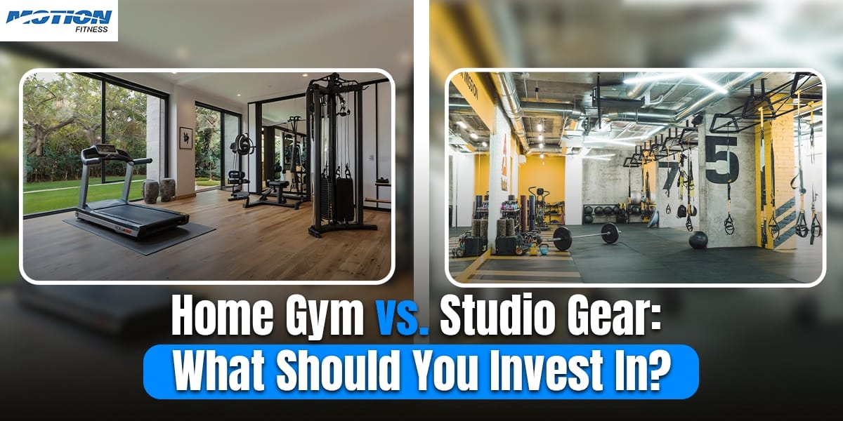 home gym vs. studio gear